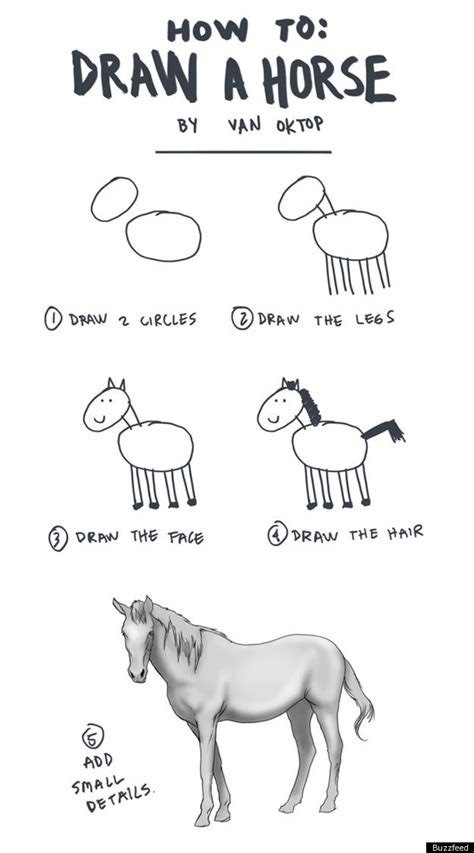 how to draw a horse meme